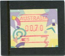 AUSTRALIA - 1996  70c  FRAMA  FESTIVE  NO POSTCODE  A25  MINT NH - Timbres De Distributeurs [ATM]