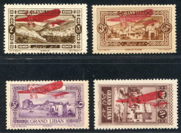 REF 089 > GRAND LIBAN < PA N° 13 à 16 * * < Neuf Luxe Dos Visible - MNH * * - Luchtpost