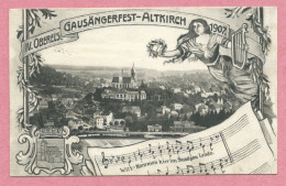 68 - ALTKIRCH - IV. Oberels. Gausängerfest 1907 - Fête - Altkirch