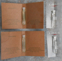 4 Pcs Parfume Samples - Echantillons (tubes Sur Carte)
