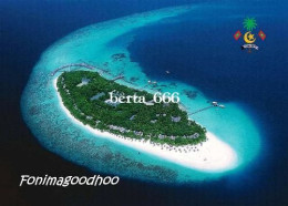 Maldives Fonimagoodhoo Aerial View Postcard - Maldiven