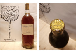 MAGNUM - Château D'Arche 1971 - Sauternes - 2ème Grand Cru Classé - 150 Cl - Liquoreux - Vino