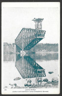 Quebec - No: 282 Quebec Bridge (Pont) Anchor And Cantilever Arms Completely Erected - Québec - La Cité