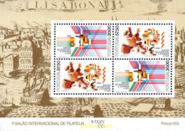 106564 MNH PORTUGAL 1986 PRIMER SALON INTERNACIONAL DE FILATELIA EN LISBOA. EUROPEX'86 - Andere & Zonder Classificatie