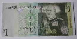 TONGA  - 1 PA'ANGA  - P 37  (2009) - UNC -  BANKNOTES - PAPER MONEY - SIGNATURE 2 - - Tonga