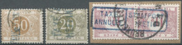 Belgique, Lot De Timbres - Griffe TAXE ANNULE - (F793) - Francobolli