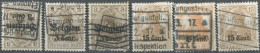 Belgique, Lot De Timbres Avec Cachet POSTE D'ETAPES - (F802) - OC26/37 Etappengebied.