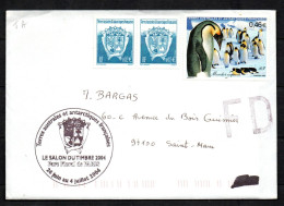 Col43 TAAF N° 360 Oblitéré FD De Dumont D'Urville Sur Lettre - Used Stamps