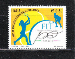 Italia   -   2010. Federazione  Italiana Tennis  FIT. MNH - Tennis