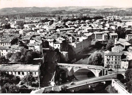 81 . N°sac10766 . GRAULHET . Les Ponts Sur Le Dadou N°5 . En Avion Au Dessus De . Cpsm 10X15 Cm . LAPIE - Graulhet