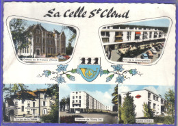 Carte Postale 78. La Celle St-Cloud  Cité HLM De La Chataigneraie  De L'Etang Sec  Centre CIDEC Chateau   Blason - La Celle Saint Cloud