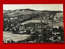 AK Lauter Bernsbach Fabrik Schornsteine Sachsen Erzgebirge Ca. 1955 - Bernsbach