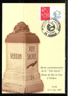 J22 - CP DE SOUILLY DU 16 Et 17 /09/06 - BATAILLE DE VERDUN - LA VOIE SACREE - Briefe U. Dokumente