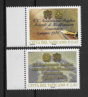 Vatikan 2005 Mi.Nr. 1423/24 Kpl. Satz Postfrisch ** - Unused Stamps