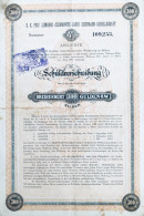 Vienne 1884: 4 % Anleihe Der K. K. Priv. Lemberg Czernowitz Jassy Eisenbahn-Gesellschaft 300 Gulden - Railway & Tramway