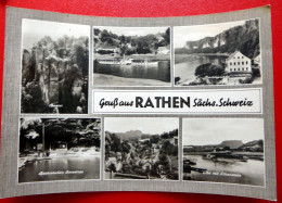 Rathen - Sächsische Schweiz - Echt Foto 1964 - Elbe Schaufelraddampfer Amselsee - Bad Sassendorf