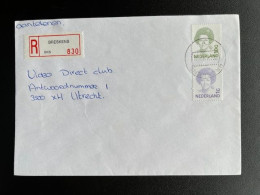 NETHERLANDS 1995 REGISTERED LETTER BRESKENS TO UTRECHT 16-05-1995 NEDERLAND - Brieven En Documenten