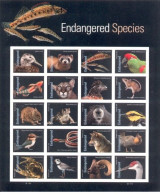 Estados Unidos United States USA 2023 - Endangered Species Miniature Sheet Mnh** - Ungebraucht