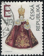 République Tchèque 2021 Oblitéré Used Enfant Jésus De Prague Y&T CZ 1002 SU - Gebraucht