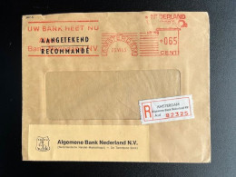 NETHERLANDS 1965 REGISTERED LETTER AMSTERDAM ALGEMENE BANK NEDERLAND NV 25-06-1965 NEDERLAND - Covers & Documents