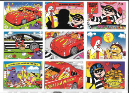 AD33 - SERIE COMPLETE 55 TRADING COLLECT A CARD - THE MAC DONALD 500 - Other & Unclassified