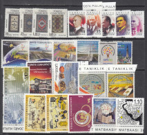 2013 Turkey Collection Of 25 Stamps + 15 Souvenir Sheets  MNH - Ungebraucht