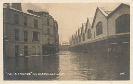 Paris 12ème * Carte Photo * Rue De Bercy , Côté Ouest * Inondations Inondé Crue - Arrondissement: 12