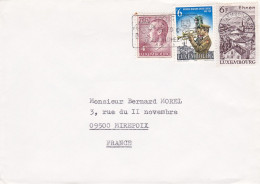 Luxembourg  -1971--lettre  LUXEMBOURG  Pour  MIREPOIX -09......timbres  ..cachet - Lettres & Documents