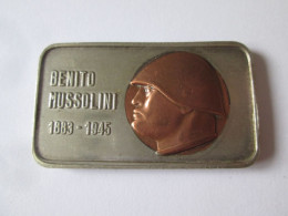 Medaille Commemorative Benito Mussolini 1883-1945/Benito Mussolini Commemotative Medal 1883-1945 - Italien