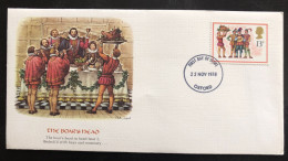 GREAT BRITAIN, Uncirculated FDC « THE BOAR'S HEAD », 1978 - Briefe U. Dokumente