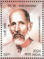 INDIA 2024, 125th Birth Anniversary Of  RAM CHANDRA, 1v, MNH(**) - Nuovi