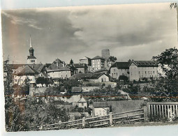 14967 - LA ROCHE SUR FORON - CPSM - MAISONS SUR LE FORON ET L HOPITAL - La Roche-sur-Foron