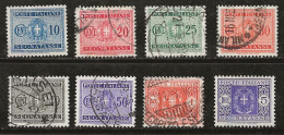 Italie 1934 N°Y.T. ; YY 29 à 34,36 Et 38 Obl. - Taxe