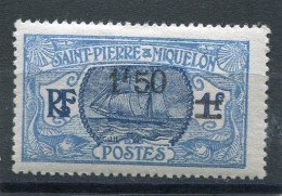 SAINT-PIERRE ET MIQUELON N° 125 * (Y&T) (Neuf Charnière) - Unused Stamps