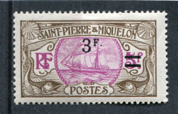 SAINT-PIERRE ET MIQUELON N° 126 * (Y&T) (Neuf Charnière) - Unused Stamps