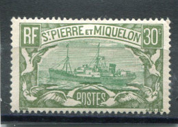 SAINT-PIERRE ET MIQUELON N° 144 * (Y&T) (Neuf Charnière) - Unused Stamps