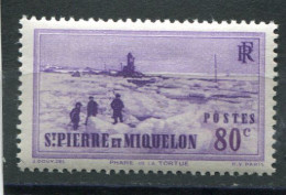 SAINT-PIERRE ET MIQUELON N° 180 * (Y&T) (Neuf Charnière) - Unused Stamps