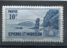 SAINT-PIERRE ET MIQUELON N° 187 * (Y&T) (Neuf Charnière) - Unused Stamps