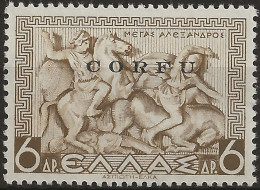 OICO27L - 1941 Occup. Italiana CORFU', Sass. Nr. 27, Francobollo Nuovo Con Traccia Di Linguella */ - Corfu