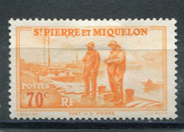 SAINT-PIERRE ET MIQUELON N° 199 * (Y&T) (Neuf Charnière) - Unused Stamps