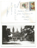 Cabo Verde Airmail Pcard (Lisboa) Sent 6oct1958 To Italy With Praia 2$50 + Lancarote &DaCosta $50 - Kapverdische Inseln