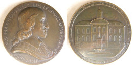 Médaille En Bronze Liège 1951. Hôtel De Ville De Verviers . Maximilien-Henri De Bavière , Par Bonnetain - Other & Unclassified