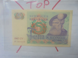 SUEDE 5 KRONOR 1967 CV Neuf (B.33) - Sweden