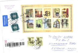 Hungary:Registered Cover With Full Souvenir Sheet Magyar Museum 2005 - Storia Postale