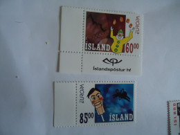 ICELAND  MNH  STAMPS EUROPA 2002 - 2002