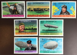 Dominica 1978 Flight Anniversaries Zeppelin Aircraft MNH - Dominique (...-1978)