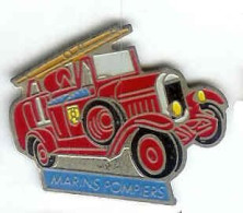 @@ Marine Marins Pompiers Véhicule D'époque Avec échelle (2.8x3.5) @@pom03 - Firemen