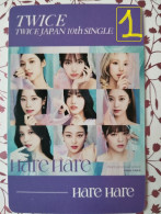 Photocard K POP Au Choix  TWICE Hare Hare Japan 10th Single - Objets Dérivés