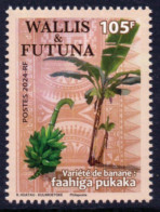 Wallis Et Futuna 2024 - Fruits, Bananes - 1 Val Neuf // Mnh - Nuevos
