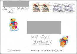 United States 2005, Cover To Bulgaria - Lettres & Documents